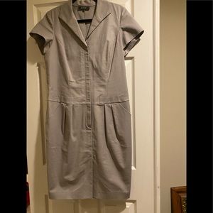 Lafayette 148 New York Grey Dress